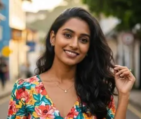 Sri Lankan student portrait